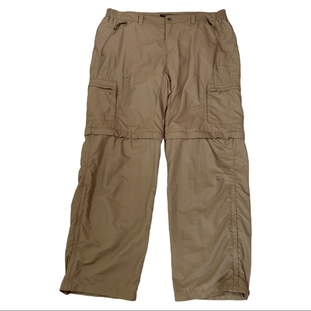 REI Women’s Tan Khaki Zip Off Pants into Shorts Outdoor Hiking